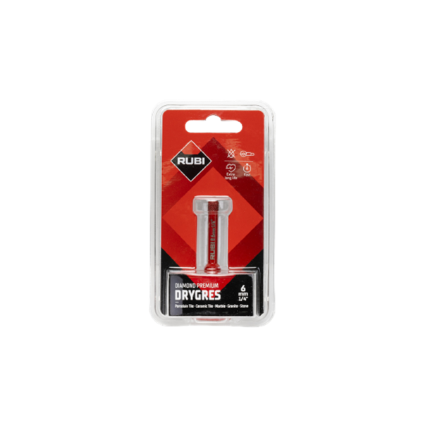 Rubi Drygres Premium tegelboor diamant 6 mm (M14)