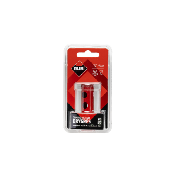 Rubi Drygres Premium tegelboor diamant 20 mm (M14)