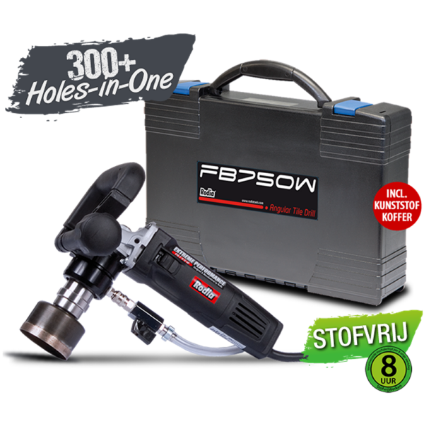 Rodia FB750W Tegelboormachine + watertank