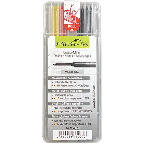 Pica Dry navulling rood/geel/zwart