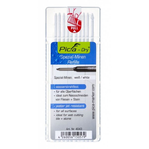 Pica Dry navulling 10 x wit (potlood)