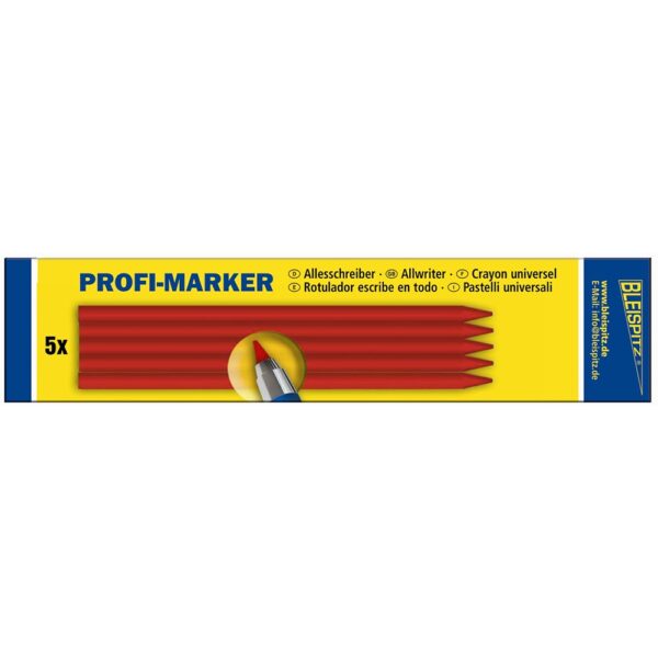 Profi Marker reserve stiften Rood 5x