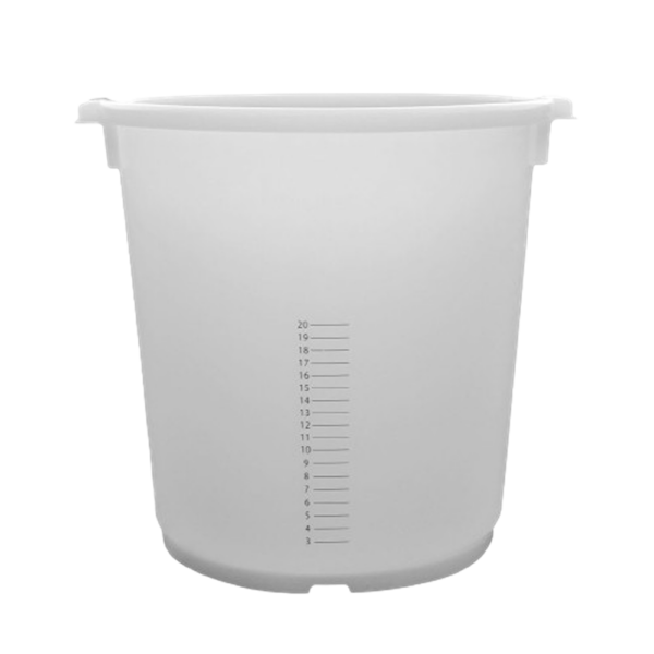 Speciekuip 35 liter transparant + maatverdeling